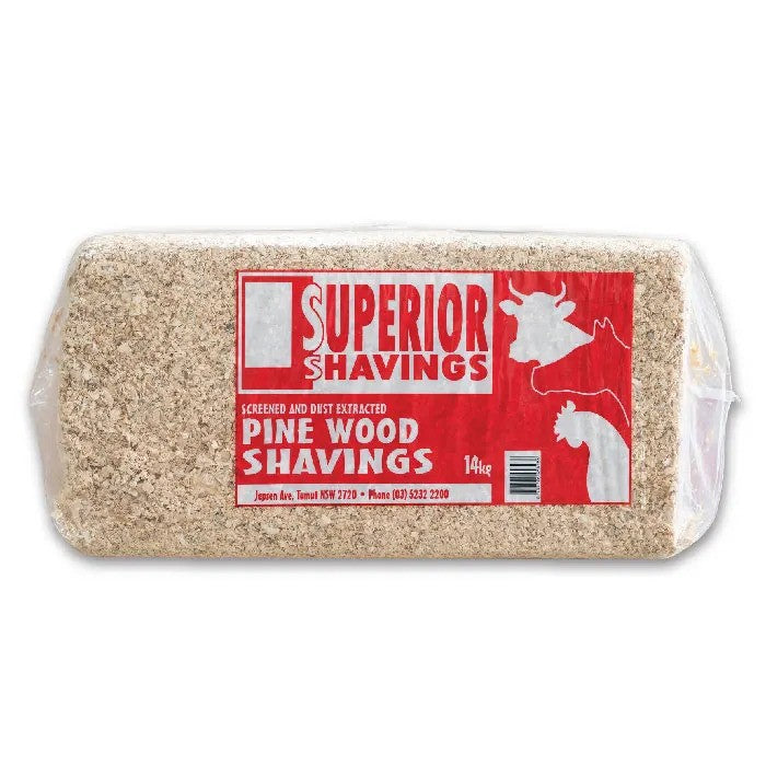 SUPERIOR PINE WOOD SHAVINGS 14KG