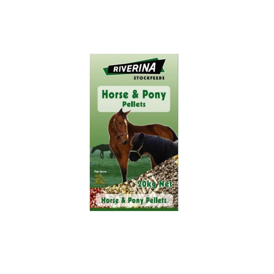 RIVERINA HORSE & PONY PELLETS 20KG