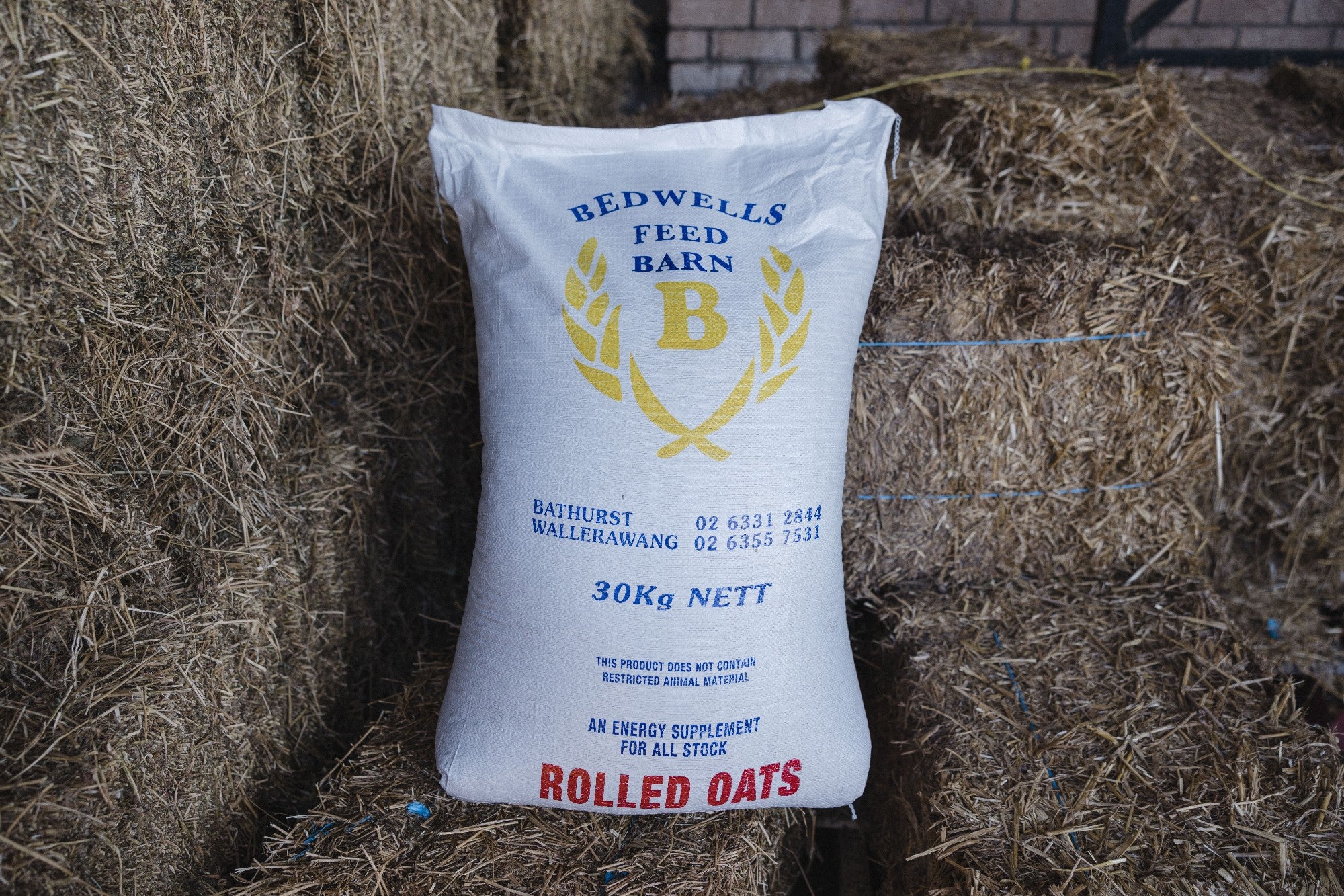 BEDWELLS ROLLED OATS 30KG