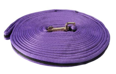 SOFT TUBULAR WEB LUNGE LEAD [CL:PURPLE]