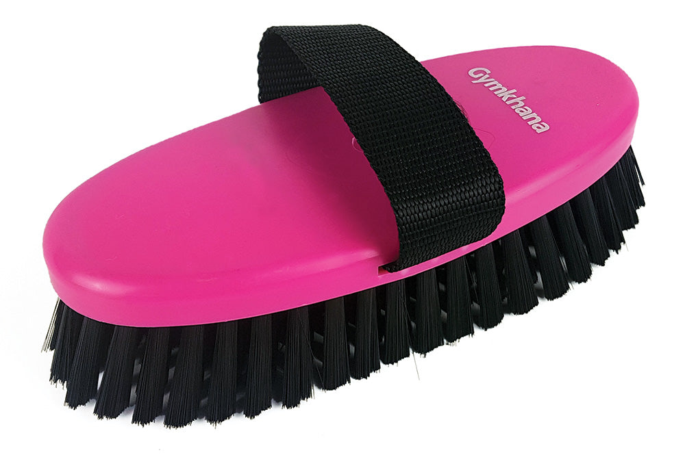 GYMKHANA LARGE BODY BRUSH [CL:PINK/BLACK]