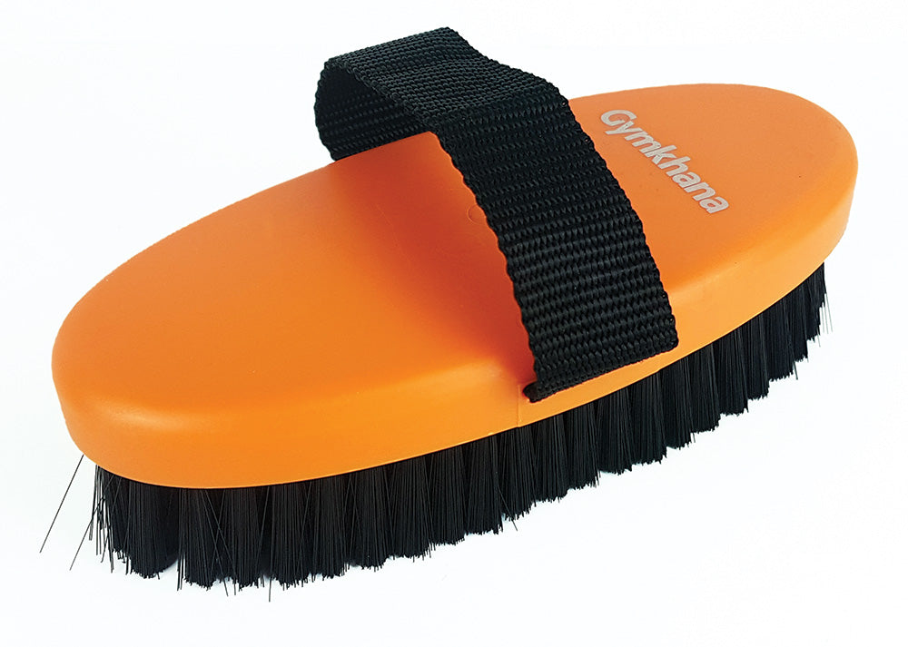 GYMKHANA SMALL BODY BRUSH [CL:ORANGE/BLACK]
