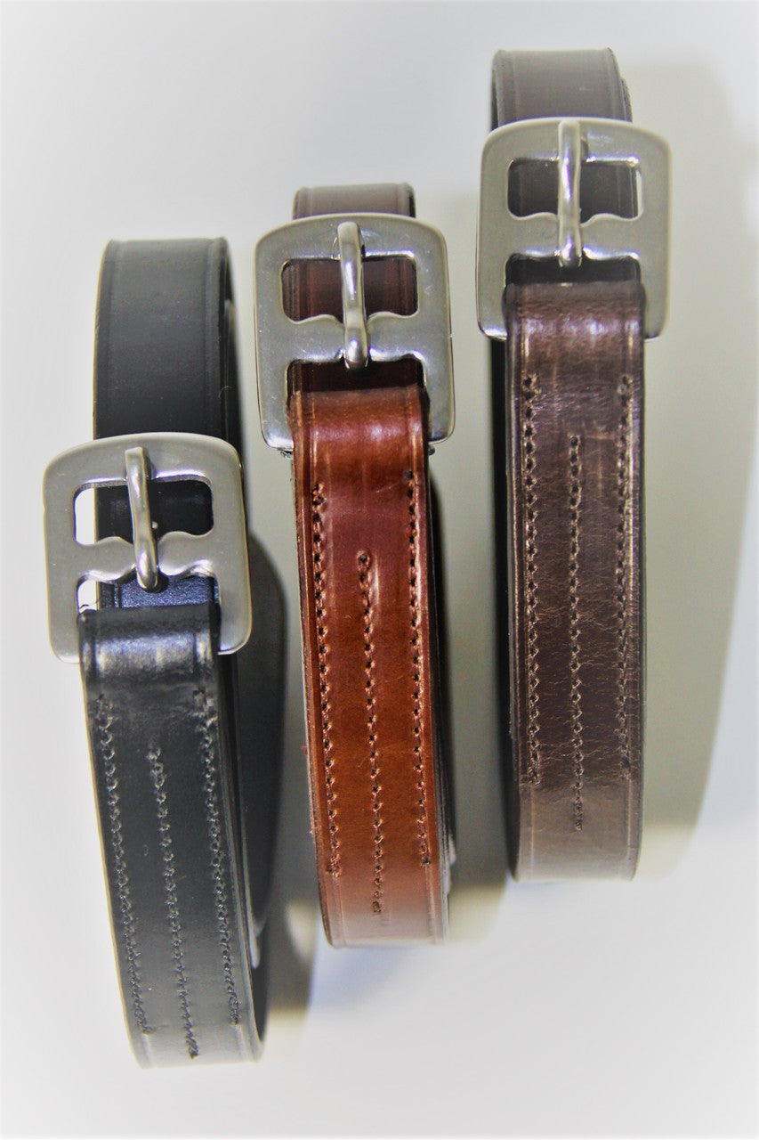 IMPERIAL COLLECTION STIRRUP LEATHERS - CHILD [SZ:40" CL:BLACK]