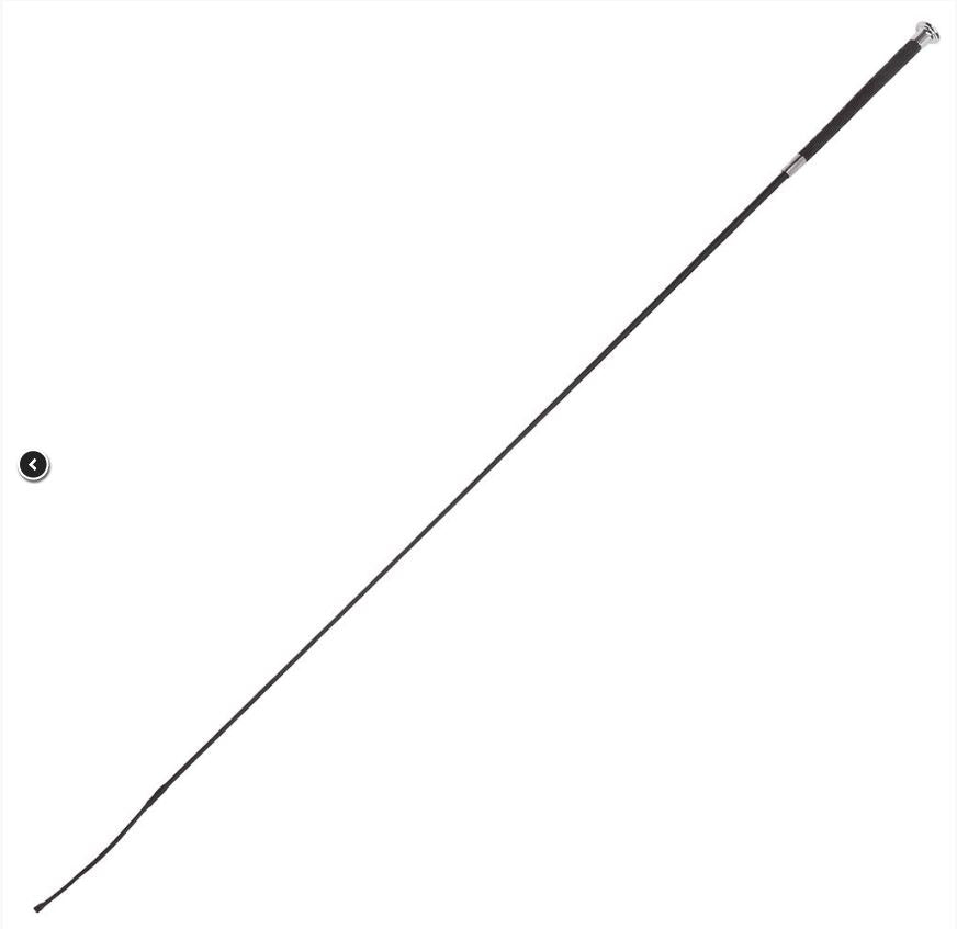 DRESSAGE WHIP EMBOSSED HANDLE 110CM