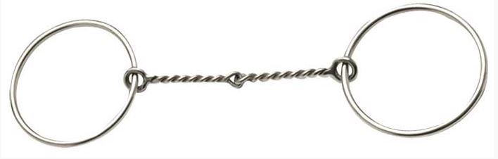 TWISTED WIRE SNAFFLE - 12.5CM