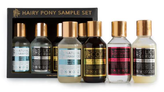 HAIRY PONY HORSE GROOMING SAMPLE SET