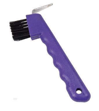 DELUXE HOOF PICK & BRUSH [CL:PURPLE]