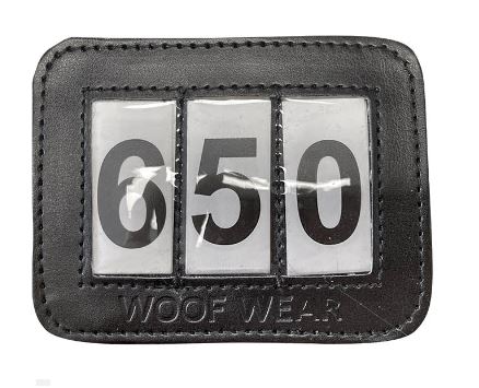 WOOF WEAR BRIDLE NUMBER HOLDER