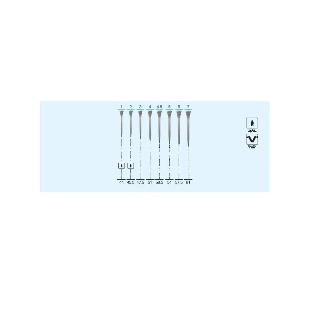 MUSTAD E-SLIM NAILS [SZ:ESL5 X 250 PACK]