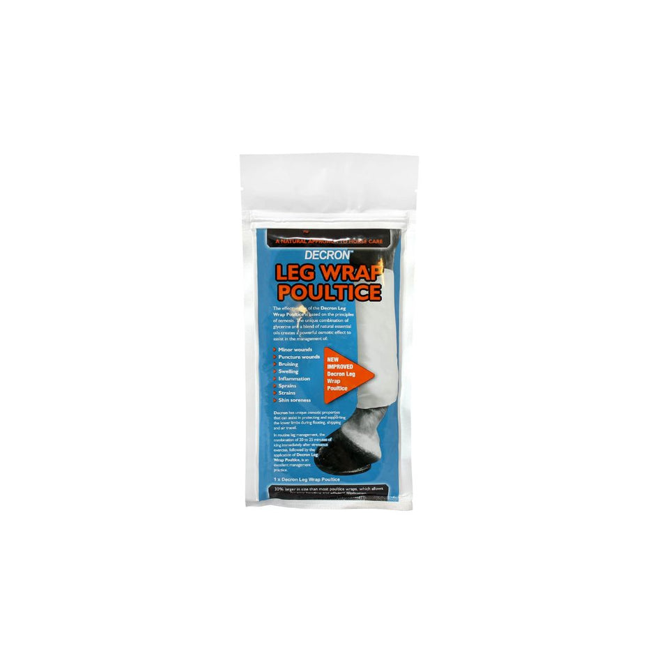 DECRON LEG WRAP POULTICE 10CM X 10CM 