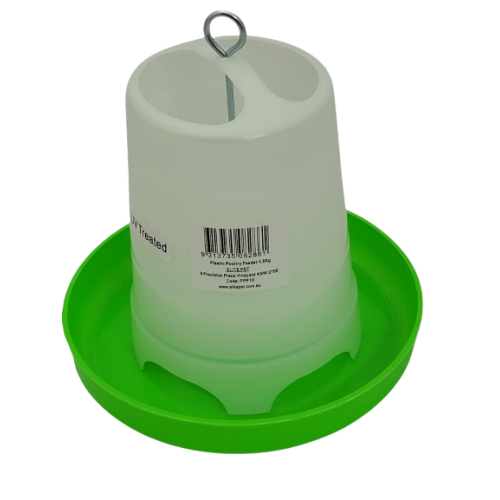 PLASTIC POULTRY FEEDER [SZ:1.5KG]