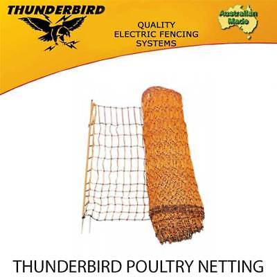 THUNDERBIRD 50M POULTRY ELECTRIC NETTING