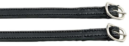 AINTREE STITCHED SPUR STRAPS [SZ:10MM CL:BLACK]