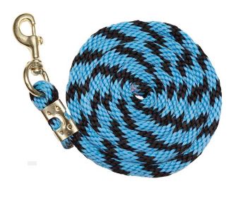 BRAIDED NYLON LEAD [CL:BLUE/BLACK]
