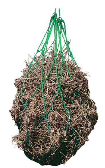 HEAVY DUTY PLASTIC HAYNET [SZ:LARGE CL:GREEN]