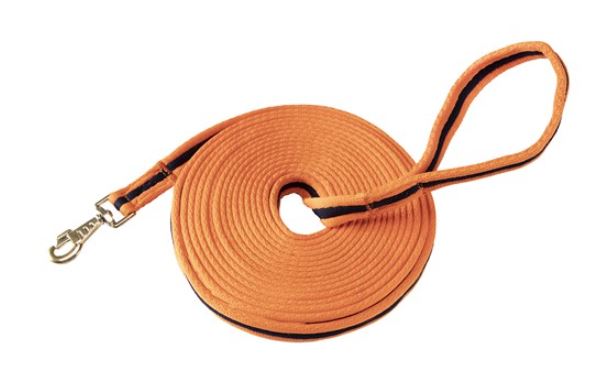 SOFT TUBULAR WEB LUNGE LEAD [CL:ORANGE]