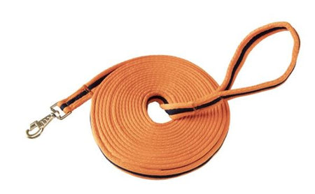 SOFT TUBULAR WEB LUNGE LEAD [CL:ORANGE]