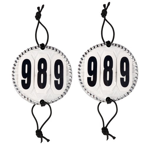 rider number holder 3 crystal