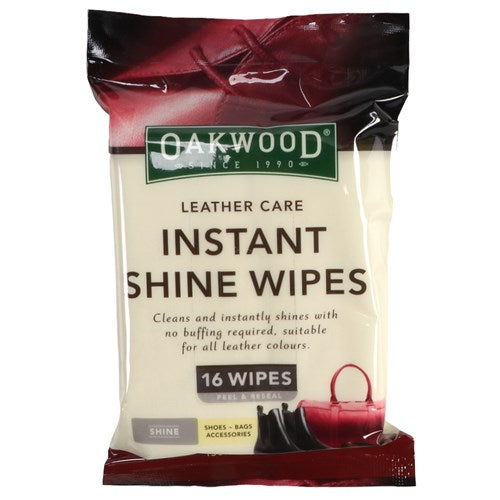 LEATHER CARE INSTANT SHINE WIPES