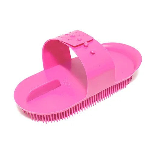 BAINBRIDGE LARGE PLASTIC CURRY COMB [CL:PINK]