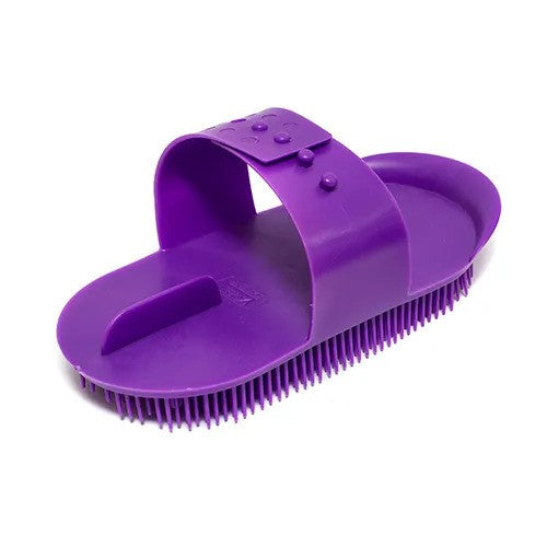BAINBRIDGE JUNIOR PLASTIC CURRY COMB [CL:PURPLE]