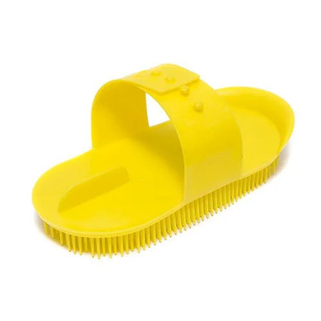 BAINBRIDGE JUNIOR PLASTIC CURRY COMB [CL:YELLOW]