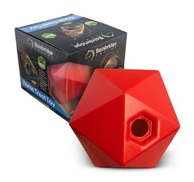 BAINBRIDGE HORSE TREAT BALL [CL:RED]
