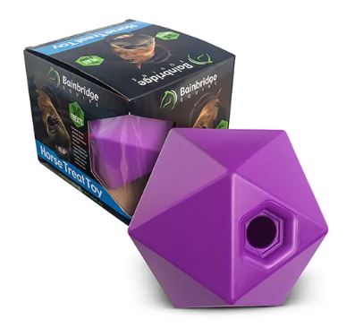 BAINBRIDGE HORSE TREAT BALL [CL:PURPLE]