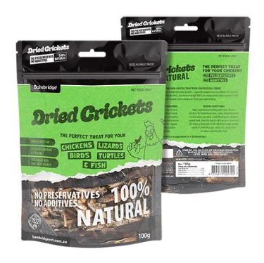 BAINBRIDGE DRIED CRICKETS [SZ:100G]